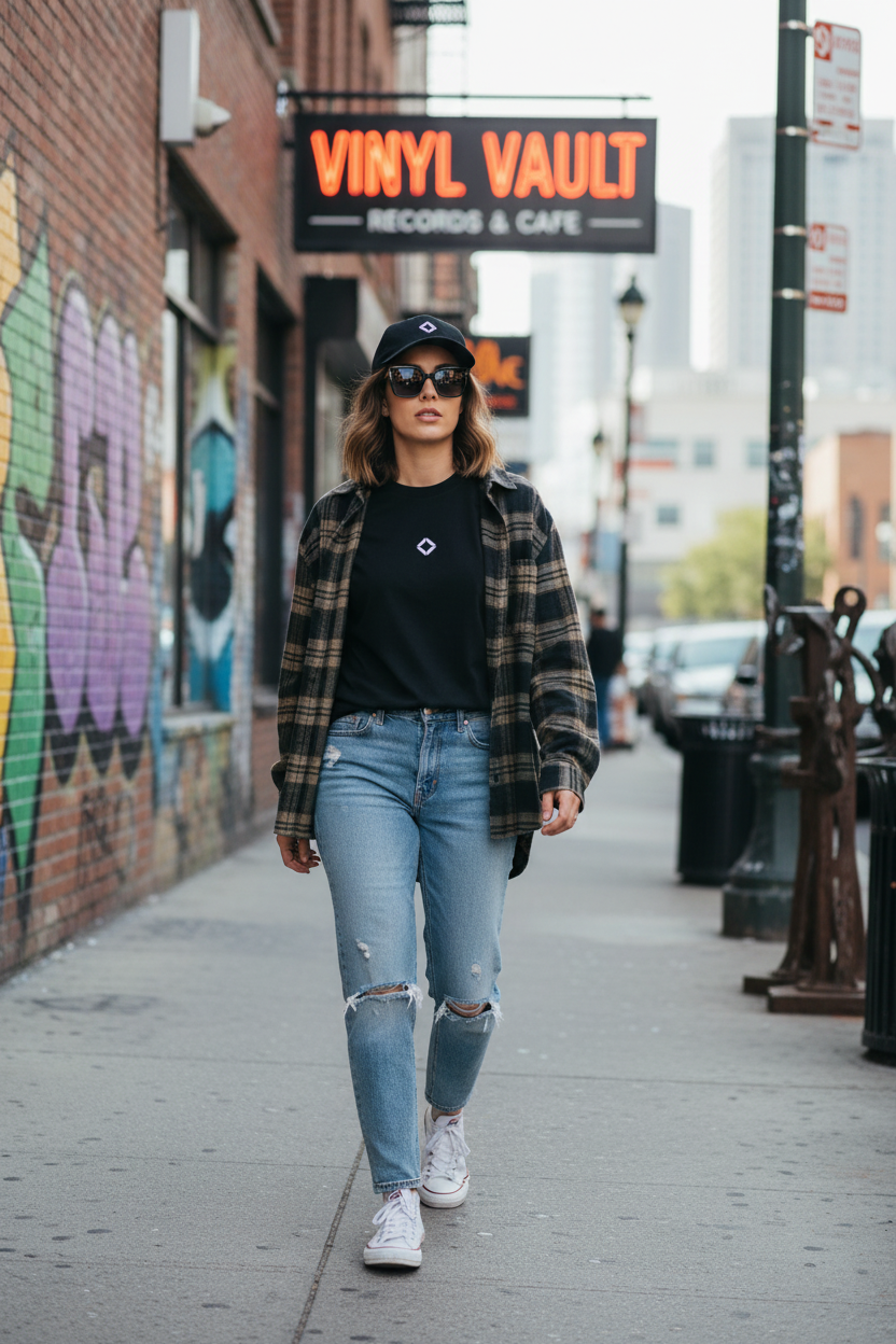 6 Panel Hat - Street Style